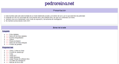 Desktop Screenshot of pedroreina.net