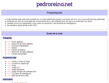 Tablet Screenshot of pedroreina.net